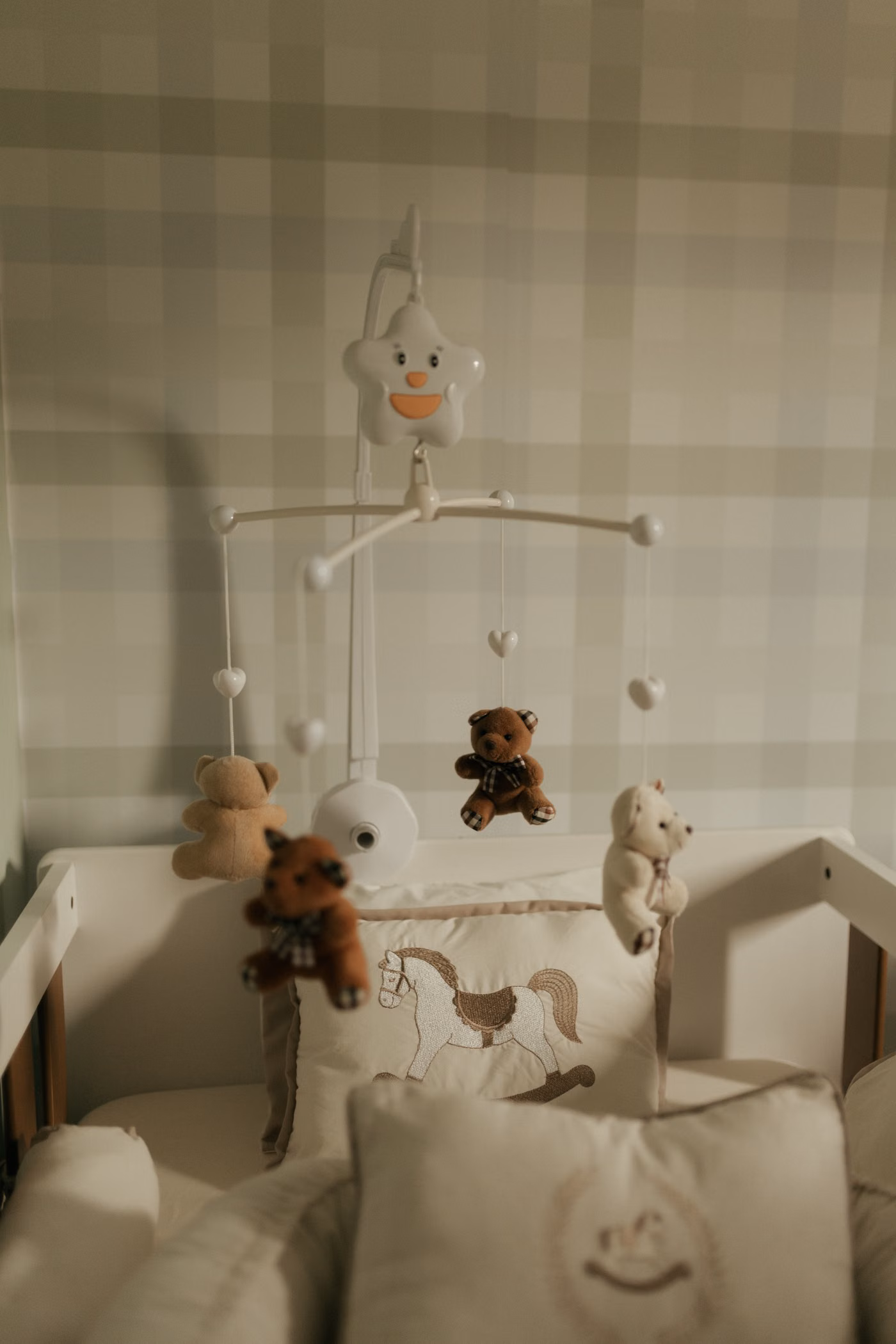 Beşik Üstü Peluş Ayı Mobili - 1