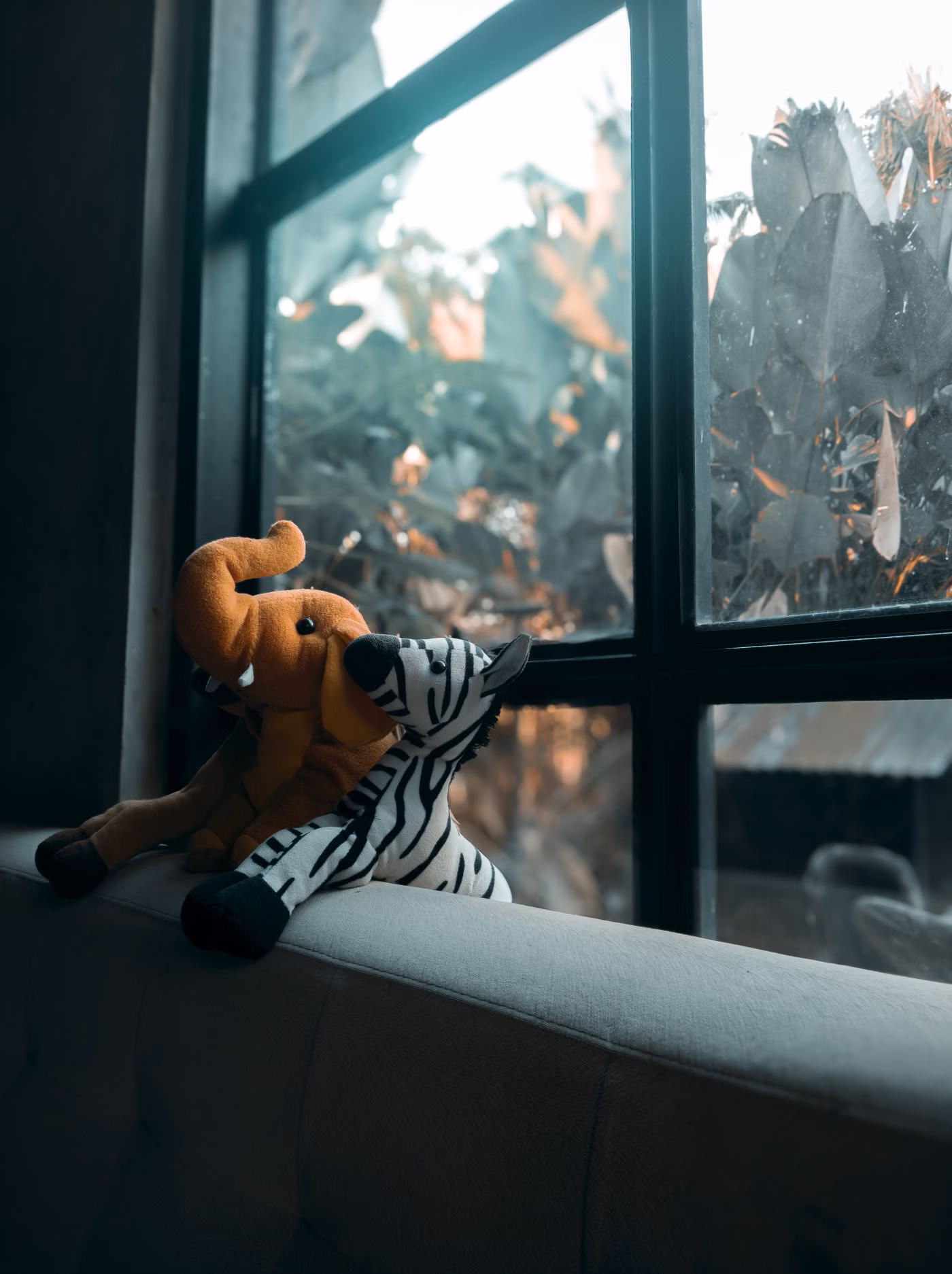 Peluş Fil ve Zebra - 1