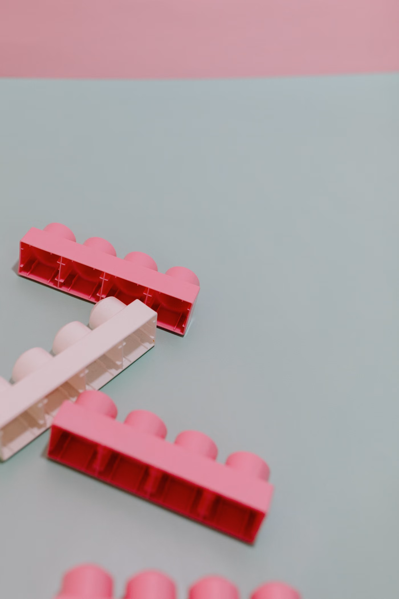 Pembe Beyaz Yapı Blokları - 2