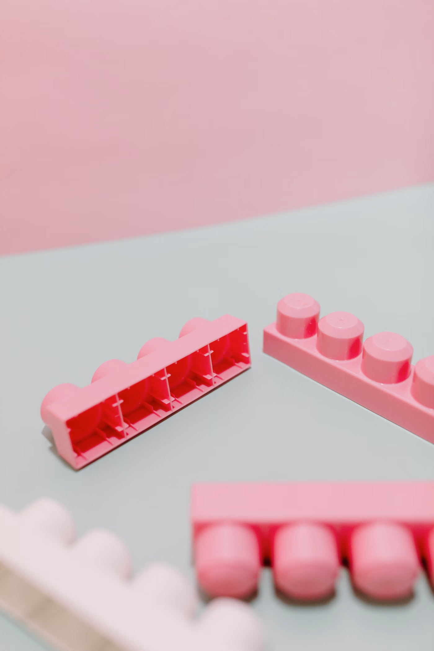 Pembe Beyaz Yapı Blokları - 1