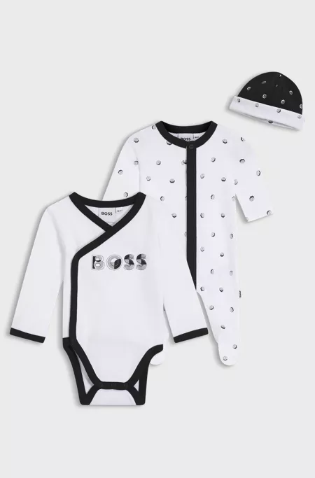 Hugo Boss Erkek Bebek Body 3'lü Set